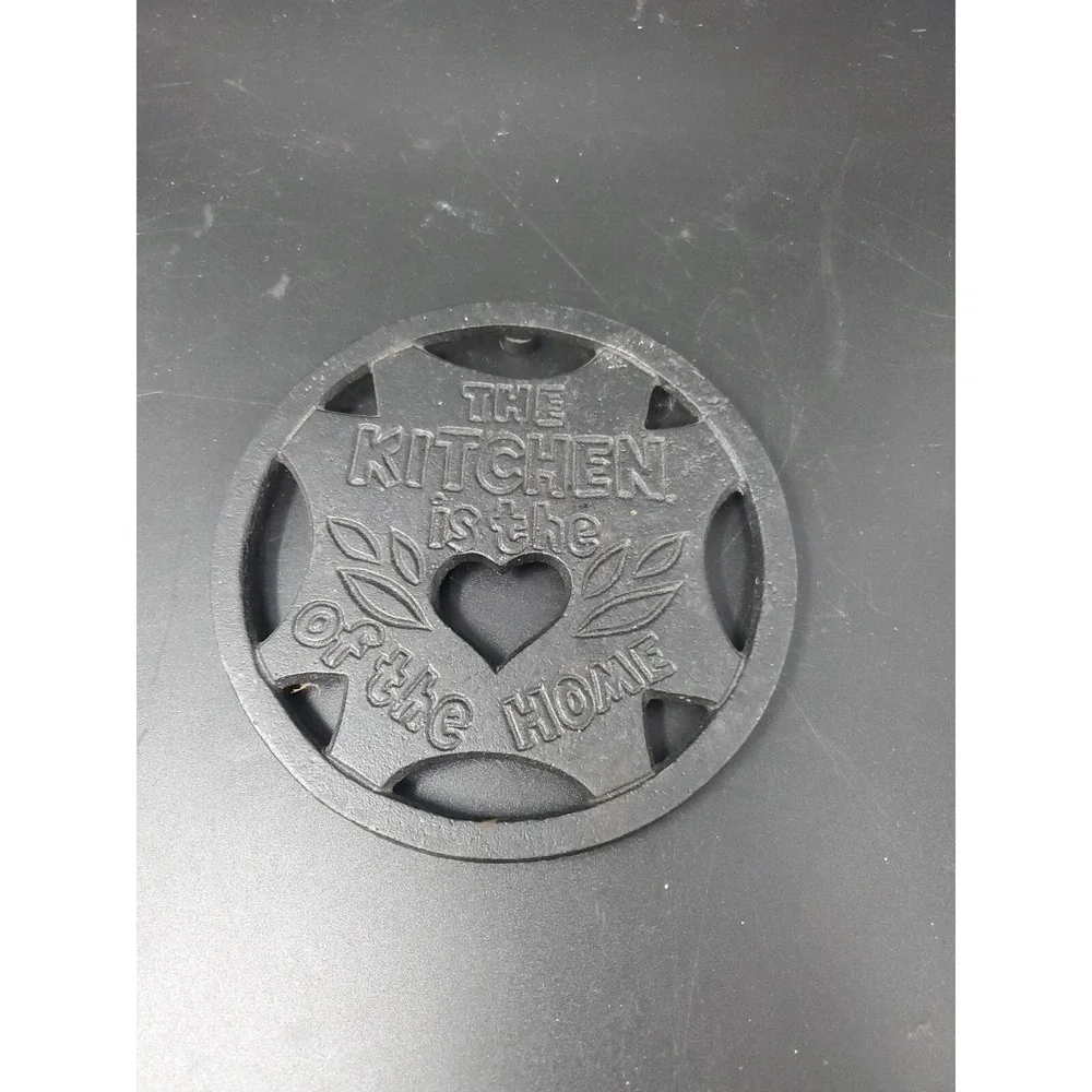Cast Iron Trivet The Kitchen it the Heart of the Home